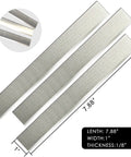 Built Tough Replacement Planer Blades For 8 Inch Thickness Planers High Speed Steel Knives With Killer Edge For Knockout Woodworking Performance And Daily Shop Grind Three Pack, three high speed steel blades, 7.88" length.