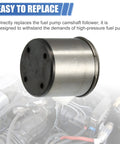 Beefed-Up Fuel Pump Cam Follower For Audi A3 A4 TT 2.0T FSI and VW Golf GTI Jetta Passat showing direct-fit design for 2005-2015 engines.
