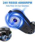 Upgrade Your Kids 24V Ride On Car With A High Speed Gearbox Motor 2 Pack 40000 RPM Replacement Parts, showing gearbox detail