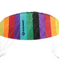 Two Line Stunt Kite No Rods Paraglider Style For Quick Learning Steady Flight Ripstop Polyester 55x125 Cm
