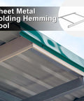 24 Inch Sheet Metal Folding Hemming Tool Bar Handle For Bending And Forming Steel HVAC Duct Roof Panels Pro Grade
