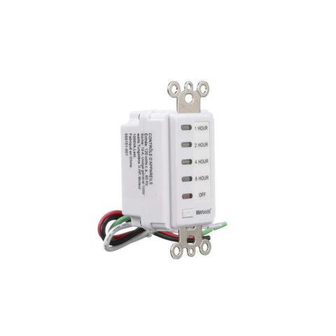 In Wall 8 Hour Digital Countdown Timer With Auto Shut Off For Lights Fans Heaters And Appliances Energy Saving Wall Mounted Timer No Fuss Easy Install Indoor Use