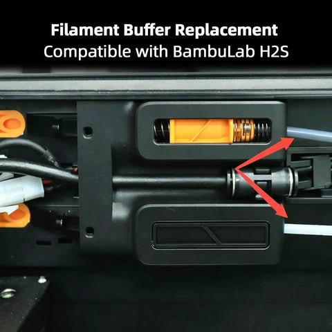 Hassle Free Filament Buffer Replacement Built For Bambulab H2S That Crushes Tension Snags And Keeps Your Filament Feeding Smooth As Butter Every Single Day
