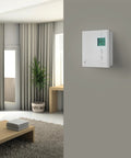 Z-Wave Smart Thermostat For Electric Baseboards And Convectors, 2-Wire Line Voltage Setup, White Finish, wall-mounted