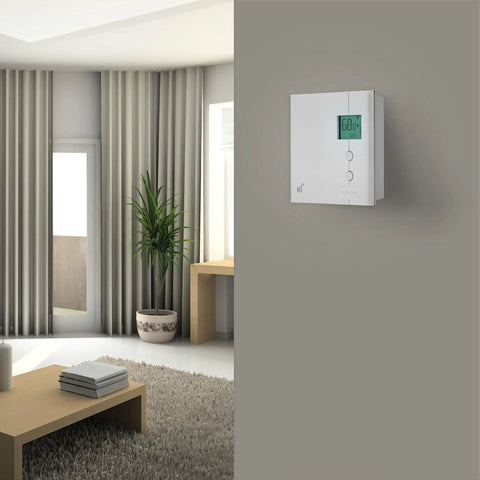 Z-Wave Smart Thermostat For Electric Baseboards And Convectors, 2-Wire Line Voltage Setup, White Finish, wall-mounted