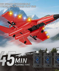 Foam RC Plane Toys With 3 Batteries, Easy To Fly Remote Control Airplane For Kids And Adults, RC Jet Fighter With Automatic Balance Gyro