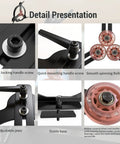 Woodturning Steady Rest For 12 Inch, 14 Inch And 16 Inch Swing Lathes, detail presentation of components and features.