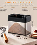 Game Changing Automatic Espresso Knock Box Operating As An Electric Portafilter Cleaner For Fast Coffee Puck Removal And No Sweat Cleanup That Elevates Any Home Barista Session To Pro Level Vibes with coffee grounds and portafilter.