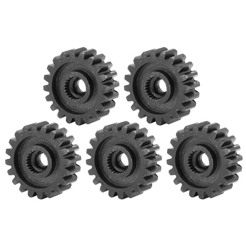 Five Pack Steel Servo Spur Gears With 24 Tooth Internal Spline Module 0.8 Durable Industrial Replacement Gears for RC Motors