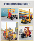 Pile Driver Machine For Guardrail Posts And Roadside Installations Portable Post Driver For Highway Projects Heavy Duty