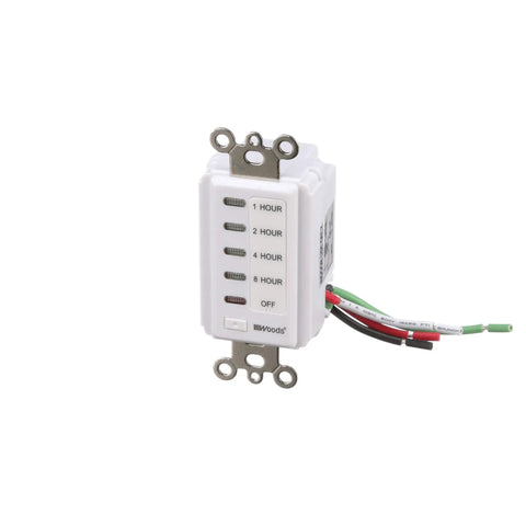 In Wall 8 Hour Digital Countdown Timer With Auto Shut Off For Lights Fans Heaters And Appliances Energy Saving Wall Mounted Timer No Fuss Easy Install Indoor Use