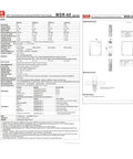 Mean Well WDR-60 datasheet showing Heavy-Duty 60W 24V 2.5A Industrial Switching Power Supply With Ultra-Wide Input 180-550VAC And 254-780VDC DIN Rail Mount 4.7kV Isolation Built For Automation, Communications, And Manufacturing Equipment.