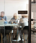 Employees Only Sign For Doors And Walls Two Pack Self Adhering Staff Only Sign 9 By 3 Inches Weather Resistant Black And Gold Finish