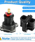 2 Pack Mixer Cap And Pressure Balancing Unit Kit For 1/2 Inch Shower Valves Replacement Part, DIY Friendly Kit Includes GP76851, GP500520 And GP77759