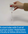 Freshwater Aquarium Test Kit Has 800 Tests For Ph Ammonia Nitrite And Nitrate To Maintain Safe Crystal Clear Water Protecting Fish From Harmful Spikes While Tracking Tank Stats On Point For Your Aquatic Squad Ensuring Legit Results Daily, filling a test tube with solution.