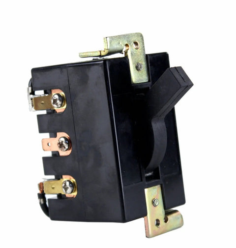Forward Reverse Switch E1417 Replacement for Pipe Threader showing metal connectors and black casing for Ridgid 300 machines.