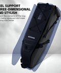 Big Capacity Waterproof Bike Seat Bag 10 To 14L With Roll Top Closure and Anti Slip Buckles showing side view