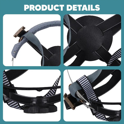 4 Point Hard Hat Replacement Suspension With Ratchet Adjustable Knob Fit For Universal Construction Helmets Liner Accessory