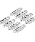 20Pcs Slick Sliding Window Track Rollers for PVC Doors and Windows, features silver tandem pulleys with double flat wheels.