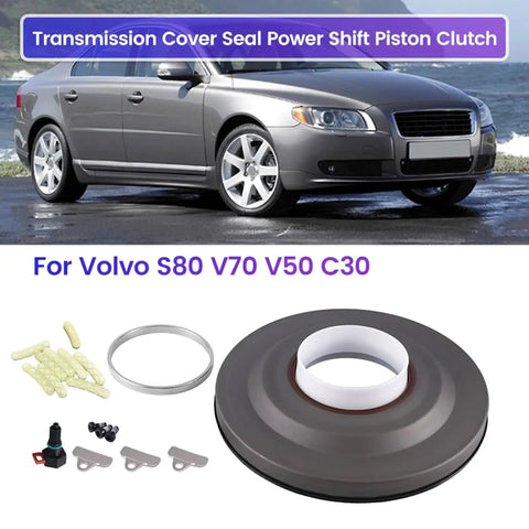 Front Sealing Cover For 6DCT450 Powershift Transmission, Durable Metal Seal Kit With Piston Clutch For 31256845 31256729 1684808 Repair Parts, Prevent Leaks And Smooth Gear Shifts for Volvo S80 V70 V50 C30
