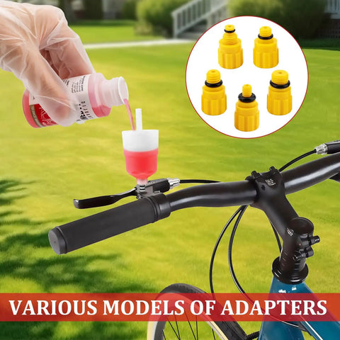 Hydraulic Disc Brake Bleed Kit For MTB And Road Bikes With 180ML Mineral Oil Brake Fluid Easy Bleed Tool Compatible With Most Hydraulic Disc Brakes For Quick DIY Repairs And Maintenance
