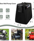 All Weather Pump Cover Built To Last With Heavy Duty Reinforced Seams And Easy Fit Design Durable Oxford Fabric Shelter