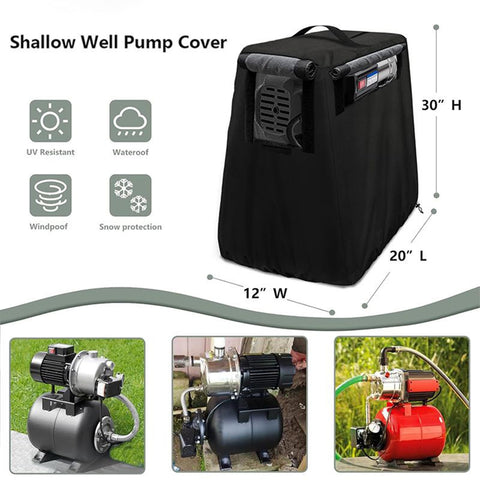 All Weather Pump Cover Built To Last With Heavy Duty Reinforced Seams And Easy Fit Design Durable Oxford Fabric Shelter
