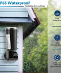 Smart Dusk To Dawn Photocell Sensor For Outdoor Lights Auto On Off IP65 Waterproof installed on house eave