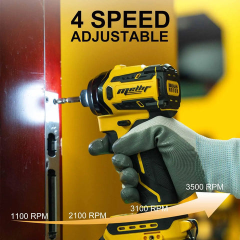 Beast Quarter Inch Impact Driver For Dewalt 20V And 60V Max Batteries Tool Only, 2212 In Lbs Torque, Four Speed Brushless Motor