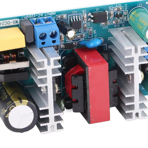 Solid AC To DC Switching Power Supply Board Converter with components for stable 12V 4A 50W industrial use.