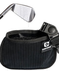 Compact Golf Club And Ball Cleaning Bag With Waterproof Liner, Detachable Clip, Machine Washable Microfiber Exterior