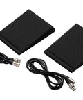 Classic 5 Inch Powered Studio Monitor Pair With Accessory Pack Delivering Pro Grade Sound For Home Studio Mixing Includes Two 10 Foot XLR Cables And Isolation Pads