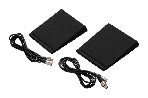 Classic 5 Inch Powered Studio Monitor Pair With Accessory Pack Delivering Pro Grade Sound For Home Studio Mixing Includes Two 10 Foot XLR Cables And Isolation Pads