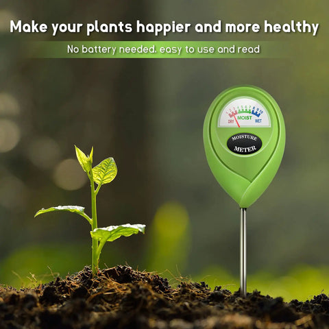 Soil Moisture Meter For Gardening And Indoor Outdoor Plants With Easy Read Dial Hygrometer Sensor Probe For Precise Watering