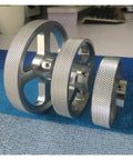 Heavy Duty Aluminum Measuring Wheel Sweet For Rotary Encoders And Circumference Counting built tough with three sizes of precision wheels.
