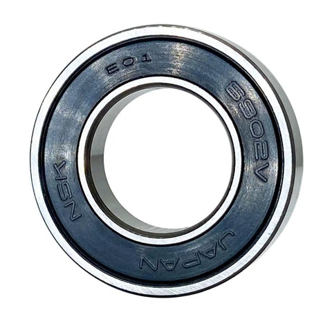 Heavy Duty Deep Groove Ball Bearing Duo 6902 VV Double Rubber Sealed Single Row 15 X 28 X 7 Mm with pressed steel cage.