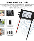 Two Pack 12V To 5V USB Buck Converter Module Dual USB Ports 3A 15W Car Power Adapter Voltage Regulator with application examples