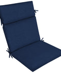 Comfy Outdoor Chair Cushion Set 21 By 20 Inch Seat With 21 By 24 Inch Back Cushion Rainproof And Fade Resistant Eco Friendly PFAS Free C0 Treated 100 Percent Polyester Fits Most Standard Outdoor Dining Chairs Sapphire Blue Leala