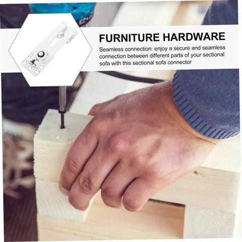 Heavy Duty Sectional Sofa Connector Brackets For Couches And Modular Furniture With Solid Steel Fasteners Dead Simple Install To Keep Sectionals Locked Down Secure And Absolutely Sag Free