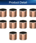 Set Of Ten Heavy Duty Sleeve Bearings With 10mm Bore And 12mm OD Featuring Bronze Sintered Oilless Bushings, pack displayed.
