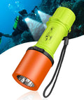 Beast 400 Lumen Underwater Dive Light For Scuba Diving And Snorkeling IPX8 Waterproof Flashlight with divers in background