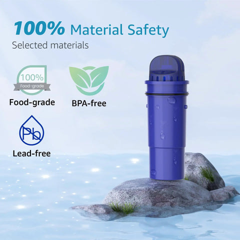 CF10A Water Filter Replacement For Pur Pitchers And Dispensers 3 Pack NSF Certified Lead Free BPA-free filter on rock