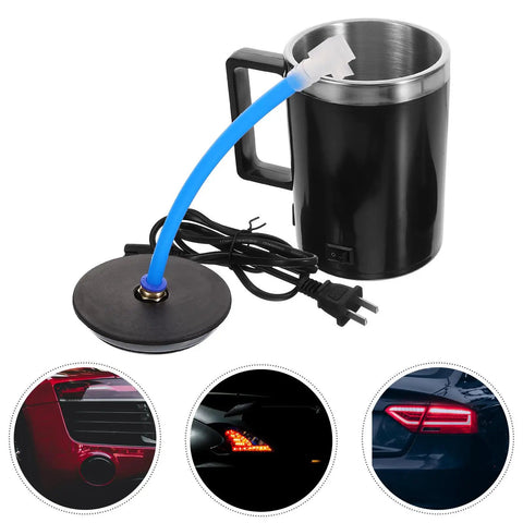 Headlight Renovation Tool With Atomizing Cup For Automotive Polishing And Repair, 110V US Plug Headlamp Lens Restoration Kit display
