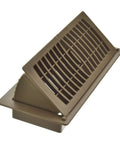 Pop Up Floor Register 4x10 Inch Tan Heavy Duty Plastic Vent With Air Deflector Rust Proof And Scratch Resistant Use As Standard Register When Closed Or Air Deflector When Open Ceiling Knockouts