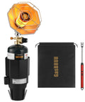 Cup Holder Golf Cart Heater With Control Valve And 6200 BTU Portable Propane Outdoor Heater With Windproof USB Lighter