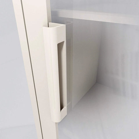 Self Adhesive Edge Fingerpull Door Handle Screwless Peel And Stick For Glass Wood Metal And Plastic Surfaces on cabinet door