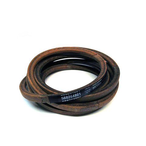 5V 176 Inch Lawn Mower Belt Replacement For Z560 And Z560X Fits OEM Style, Heavy Duty Drive Belt coiled close-up