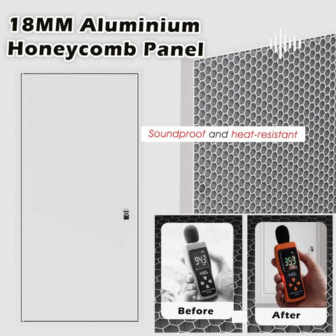 Rock Solid Fire Rated Access Panel Recessed Wall Inspection Door Heavy Duty Aluminum Honeycomb Lockable with soundproof features.