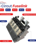 Fusible Fuselink Fuse And Positive Battery Terminal Kit For Infiniti And Nissan Vehicles Direct Fit 5 Pole 140 Amp Alternator