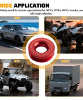 Heavy Duty Aluminum Winch Snatch Block Recovery Ring for ATV UTV SUV Trucks, Universal Towing Ring and Pulley System Accessory, Durable Aluminum Alloy, Built Tough for Real Off Road Recoveries, Red, 3.8 in aluminum recovery ring for ATV, UTV, SUV and truck use